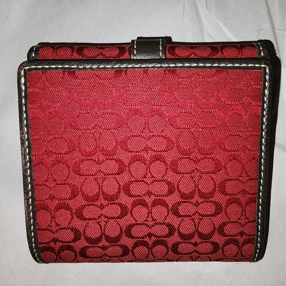 Guc little red coach wallet see pics - Picture 3 of 11